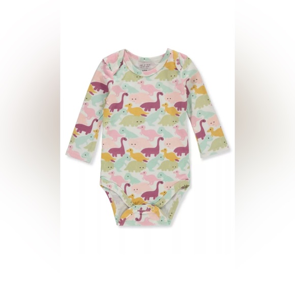 Land of Wishes Baby👶🏽Girls'👧🏻3Pc Dinosaurs🦕Set Outfit gray/multi Sz 3-6M - Picture 4 of 6